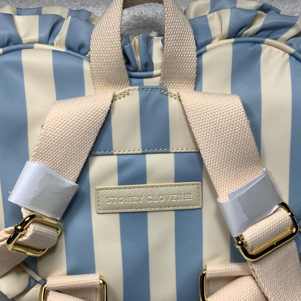 NWT Stoney Clover Lane Ruffle Mini Heart Backpack - Picture 3 of 8